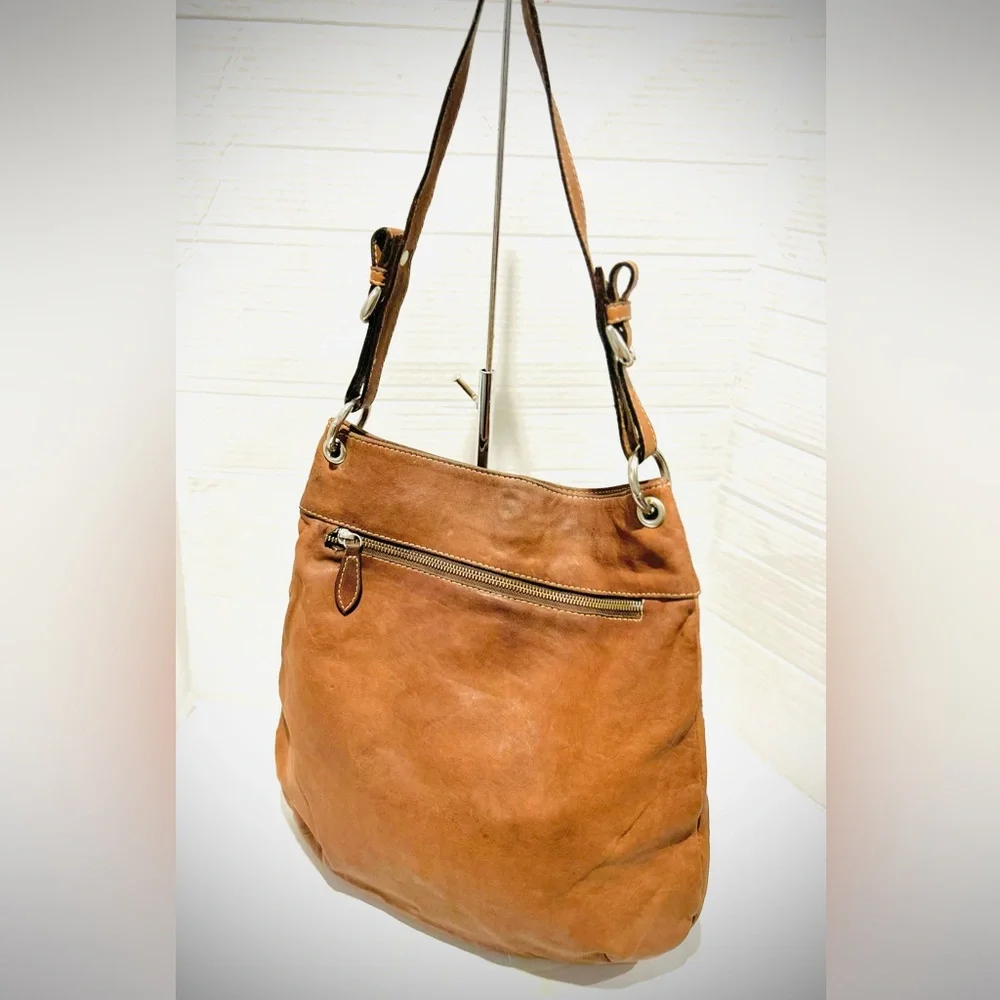 Marco Buggiani Italy Genuine Leather Hobo Bag